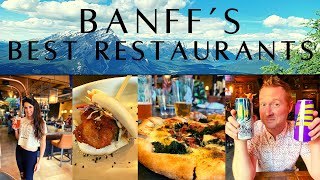 Best Restaurants in Banff Canada  MustDo Beaver Tails Breweries Cocktails amp Coffee Shops [upl. by Farr108]