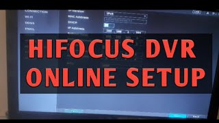 H265 HIFOCUS DVR ONLINE CONFIGURATIONHIFOCUS DVR ONLINE SETUP [upl. by Euqinomod]