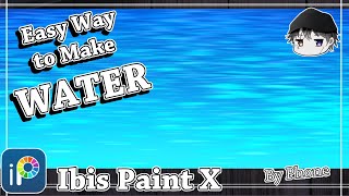 【Ibis Paint】How to Draw Water【Tutorial】 [upl. by Asiole]