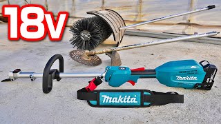 【18V仕様】マキタのスプリットモーターで色々試してみた【バッテリー1つで動かせる】MUX18D Split Motor [upl. by Ielirol526]