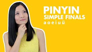 Learn Chinese Pinyin Lesson 1 Chinese Pinyin Simple Finals a o e i u ü Pinyin Vowels [upl. by Aleda]