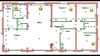 PLAN INSTALLATION ELECTRIQUE COMMENT FAIRE [upl. by Jansen742]