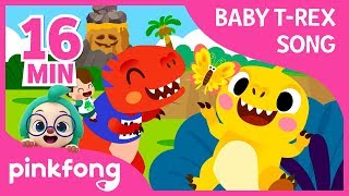 Im a Baby TRex and more  Compilation  Baby TRex Songs  Pinkfong Songs for Children [upl. by Mohammad]