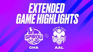 Spirou Basket vs Okapi Aalst  Game Highlights [upl. by Annaeirb]