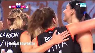 Maja Ognjenovic and Tijana Boskovic  Eczacibasi VitrA vs Vakifbank [upl. by Merl551]