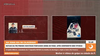 ROTAM da PM prende indivíduo portando arma de fogo após confronto sem vítimas em Cajazeiras [upl. by Yhtur968]