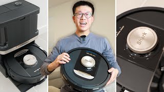 My New Living Room Robot VacuumMop Shark PowerDetect NeverTouch Pro 2in1 Robot Vacuum and Mop [upl. by Aeirdna]