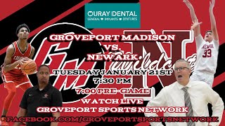 Groveport Madison  Newark Boys Basketball Tue 12125 [upl. by Hi]