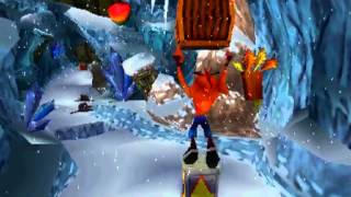 Crash Bandicoot 2 Cortex Strikes Back  Stage 2 Snow Go CrystalClear Gem Get [upl. by Allicerp964]