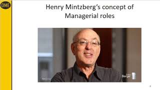 Henry Mintzbergs 10 Managerial roles BBA Lecture 4 [upl. by Walther]