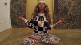 Shocking  Beyonce 711 Illuminati Symbols Captured [upl. by Aleac]