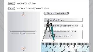 How to Construct a Square  Example [upl. by Mcclenon690]