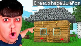 Encontré Mi Mundo Antiguo de Minecraft de Hace 11 Años [upl. by Elehcin]