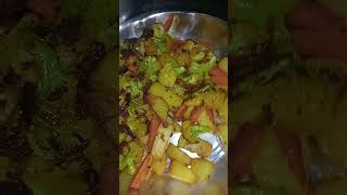 Kaliflower fry 🥰🤤shorts youtubeshorts jyoti channel 🤗 [upl. by Hubsher283]