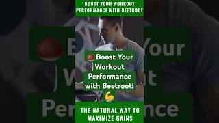 🌰Boost Your Workout Performance with Beetroot 🏋️‍♀️ FitnessFuel [upl. by Rolf]