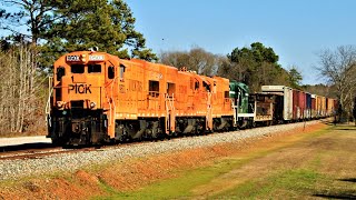 RARE Pickens Railway Moving GRLW 3751 from Belton to Anderson SC [upl. by Rem735]