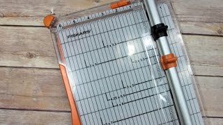 Fiskars New Paper Trimmer Initial Thoughts [upl. by Mather]