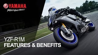 Yamaha YZFR1M Features amp Benefits [upl. by Ahcirt]