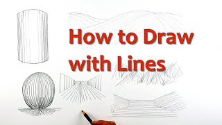 Beginners Drawing Discover how Line can Energise your Drawing Positively  PART 2 [upl. by Gabbi]