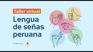 Taller quotLengua de señas peruana Iquot [upl. by Ssej]