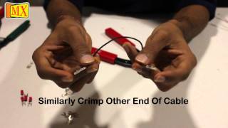 How to Crimp D Sub Connectors using Crimping Tool [upl. by Ozkum961]