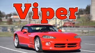 1994 Dodge Viper RT10  Regular Car Reviews [upl. by Yemac357]