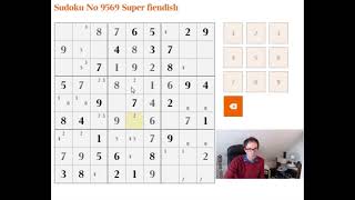 How to solve the Super Fiendish sudoku using Uniqueness 3 Jan 18 [upl. by Kral87]