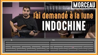 Cours de Guitare  Apprendre Jai Demandé à la Lune dIndochine [upl. by Igic]