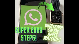 WhatsApp for your apple watch FREEEASY AND FAST [upl. by Ralaigh]