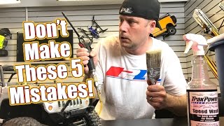 Dont Make These 5 RC Maintenance Mistakes [upl. by Ruder]