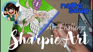 Sharpies for Art Sharpie Art Challenge [upl. by Bergerac840]