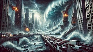 Top 40 minutes of natural disasters caught on camera Most hurricane in history US [upl. by Akkina]