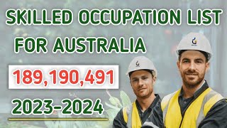 Updated Skilled Occupation List SOL Australia News 20232024  Australia Immigration News [upl. by Zacks]