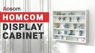 HOMCOM 5Tier Display Cabinet  Aosomcom Offer [upl. by Belloir]