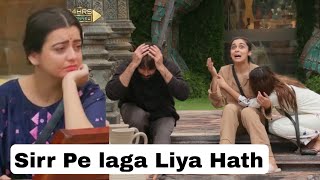 Bigg Boss 18 Kyun Laga Liya Vivian Dsena Ne Sirr Par Hath Chahat Pandey Bhi Hui Shock [upl. by Nylakcaj]