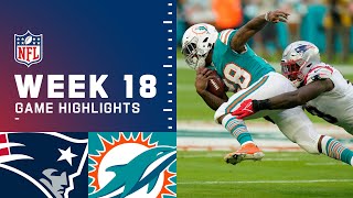 Patriots vs Dolphins Week 18 Highlights  NFL 2021 [upl. by Justin565]