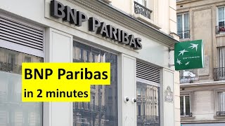 BNP Paribas in two minutes [upl. by Bajaj223]