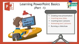 PowerPoint Basics  For kids  students  Introduction to PowerPoint for beginners powerpoint [upl. by Tim165]