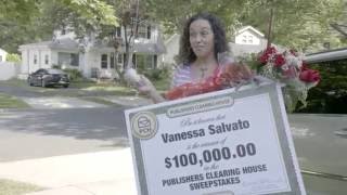 Publishers Clearing House Winners Vanessa Salvato From Plainfield New Jersey Wins 100000 [upl. by Ayekram752]