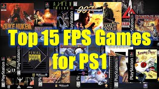 Top 15 First Person Shooter Games for PS1 [upl. by Reahard364]