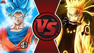 GOKU vs NARUTO ANIME MOVIE Naruto vs Dragon Ball Super Movie  Cartoon Fight Animation [upl. by Anaillil]