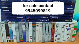 vhs for sale RS 60 minimum 10 numbers courier charges extra contact 9945099819 [upl. by Noll]