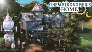 The Astronomers Home🌙⚙️ The Sims 4  Stop Motion Build No CC [upl. by Ettenel]