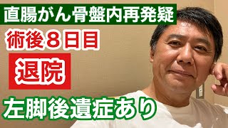 【直腸がん骨盤内再発疑】リンパ節郭清して退院 [upl. by Fu376]