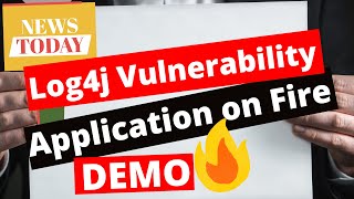 Log4j Vulnerability  Demo and Fix [upl. by Naz]