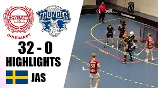 Highlights ”JAS” Hovslätt  Borås InnebandyFloorball [upl. by Okramed674]