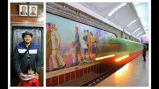 Pyongyang Metro North Korea One of The Deepest Metro Systems in The World [upl. by Norre]