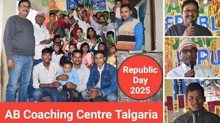 76th Republic Day Celebration  AB COACHING CENTER TALGARIA  ABCoachingCentre [upl. by Hsetih]