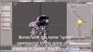 Spore Collada Export in Blender [upl. by Enyrehtak]