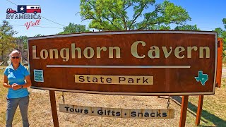 Longhorn Cavern State Park  Unique Cave Tour amp Hiking in the Texas Hill Country [upl. by Assetnoc684]